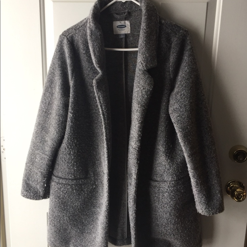 Fleece blazer jacket